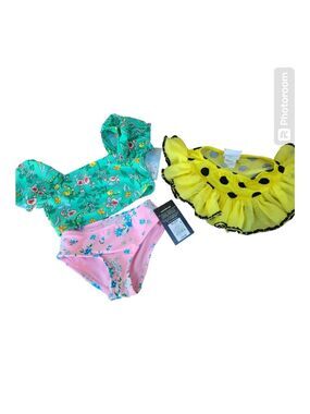 Cat & Jack Art Class Swim Bundle NWT Girls Size 4/5